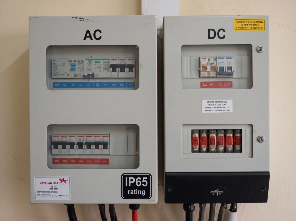 Solar ACDB and DCDB electrical distribution protection boxes