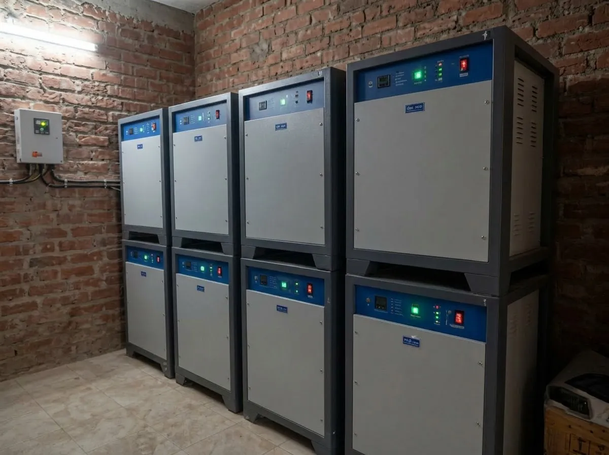 Wall-mounted lithium LiFePO4 solar energy storage battery unit