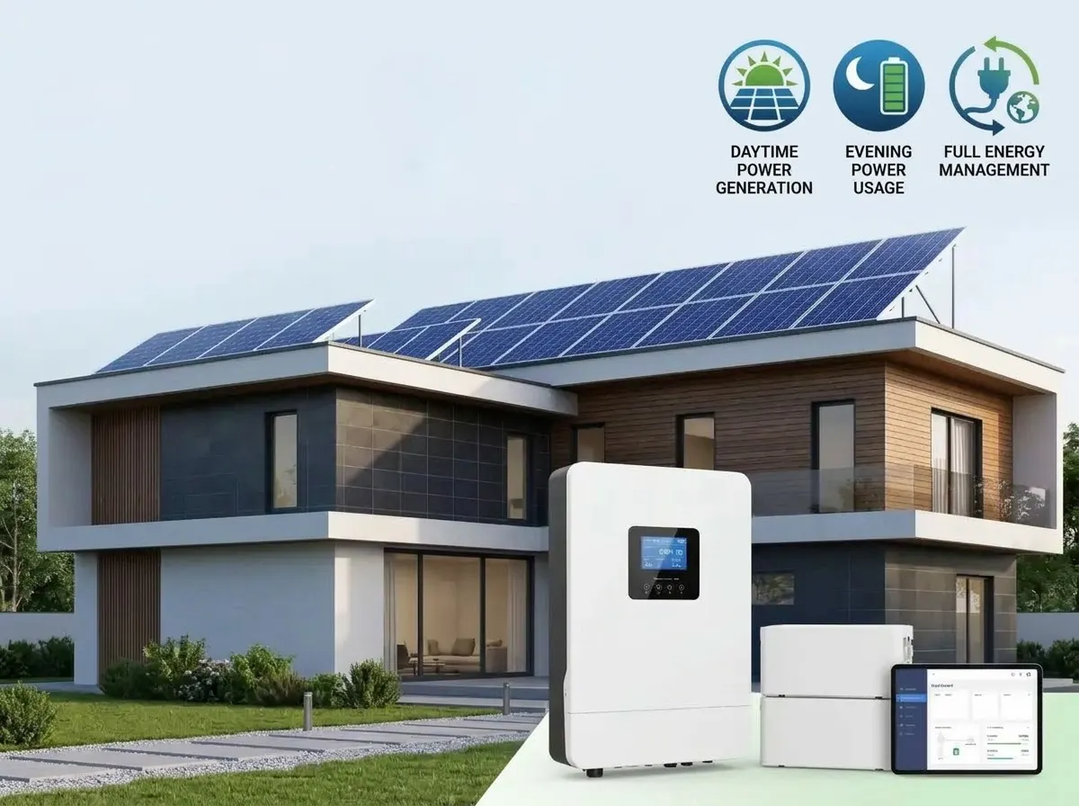 5 kW hybrid rooftop solar system in Assam